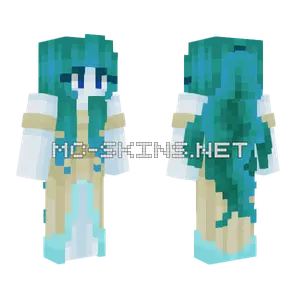 Water Girl Minecraft skin