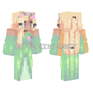 Water Lilies Remake Minecraft skin
