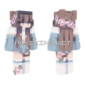 Water Lily Girl Minecraft skin