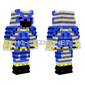 Water Samurai Minecraft skin