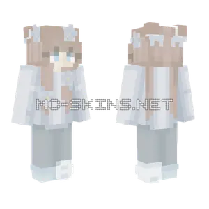 Watercolor Girl Minecraft skin
