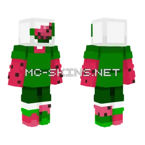 Watermelon Creature Minecraft skin