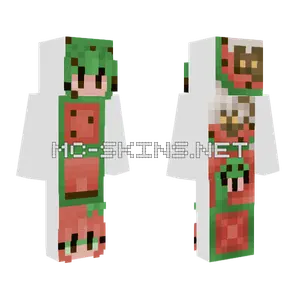 Watermelon Frog Minecraft skin