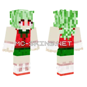 Watermelon Girl Minecraft skin