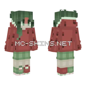 Watermelon Summer Ce Minecraft skin