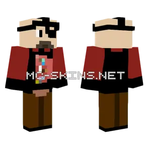 Waterworld Deacon Anniversary Minecraft skin