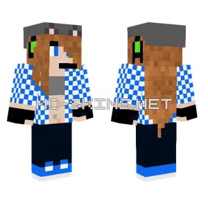 Wcstycvk1334 E Girl Verson Minecraft skin