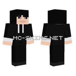 Wealthyspear Black Hoodie Minecraft skin