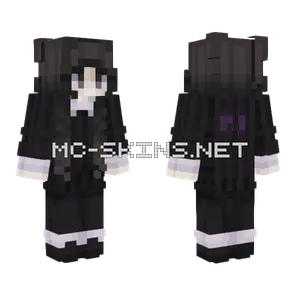 Wednesday Addams Minecraft skin