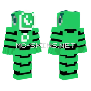 Whatsapp Mecha Minecraft skin