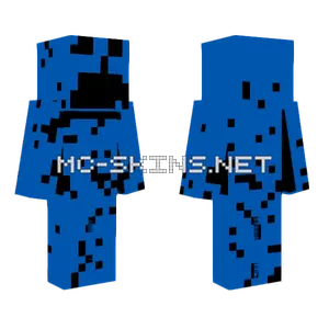 Whatsever Blue Outfit Minecraft skin
