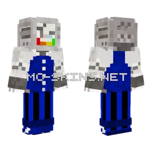 Wheaton V2 Blue Suit Minecraft skin