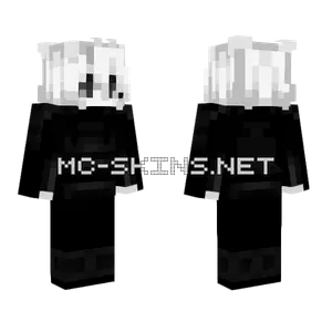 White And Dark Minecraft skin