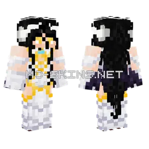 White and Gold Royal Outfit