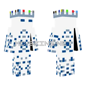 White Aura Minecraft skin