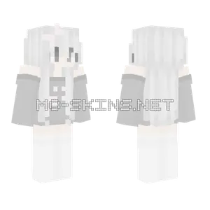 White Bow Minecraft skin