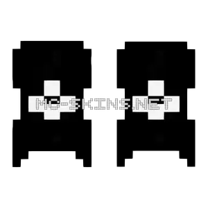 White Cross On Black cape, outside and lining