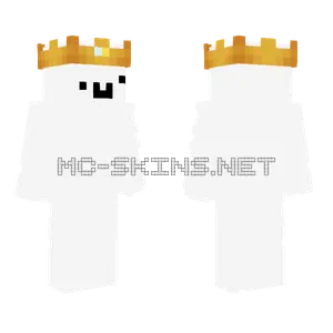 White Crown Minecraft skin