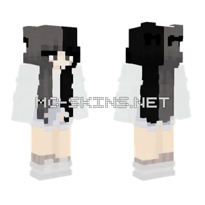 White Dress Girl Minecraft skin
