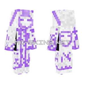 White Ghillie Purple Infestation Minecraft skin