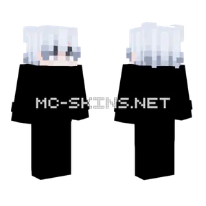 White Hair Girl Minecraft skin