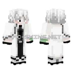 White Haired Boy Minecraft skin