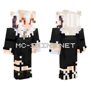 White Haired School Uniform