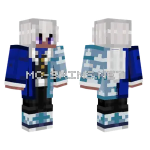White Haired School Uniform