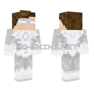 White Hatefoo Minecraft skin