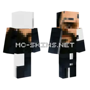 White Hoodie Man Minecraft skin