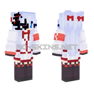 White Kimono Girl Minecraft skin
