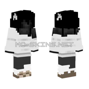 White Off Shoulder Minecraft skin