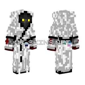 White Plague Doctor Black Mask Minecraft skin