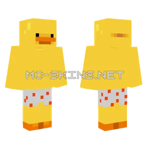 White Red Underwear Duck Minecraft skin
