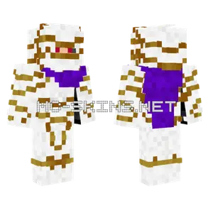 White Royal Guard Minecraft skin