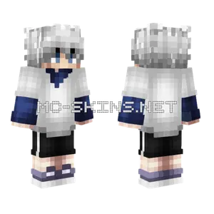 White School Uniform Girl Minecraft skin