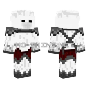 White Soldier Armoured Minecraft skin