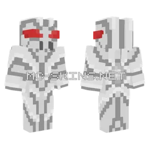 White Spider Suit Minecraft skin