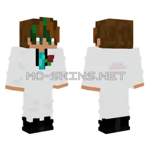White Suit Leo Minecraft skin
