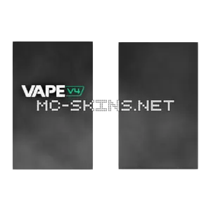 White Vape Logo cape, outside and lining