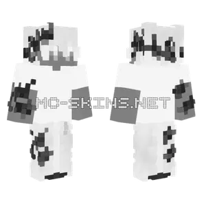 White Withering Minecraft skin