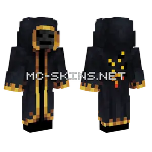 Whiter Skeleton Mage Minecraft skin
