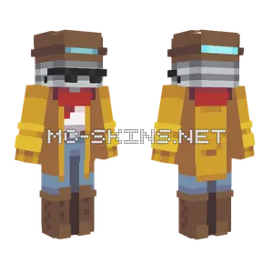 Wild West Fanskin Marathon Minecraft skin