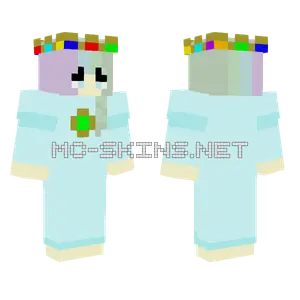 Wildflower Girl Minecraft skin