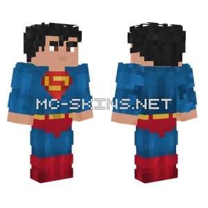 Wilsombie Superman Minecraft skin