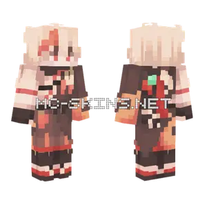 Wind and Cloud Kazuha Minecraft skin