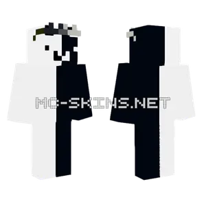 Windcharged Black and White Wemmbu Minecraft skin