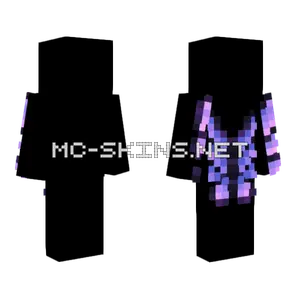 Wings Dark Fade Pastel Purple Pink Minecraft skin
