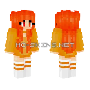 Winnythailandfx Orange Hair Girl Minecraft skin