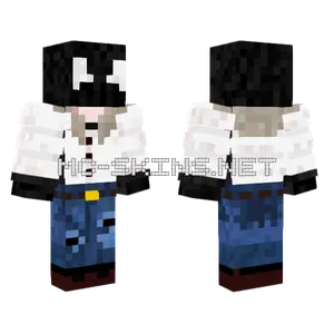 Winter Arc Black Mask Minecraft skin